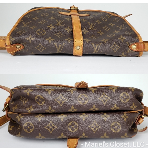 Authentic Louis Vuitton Saumur 30 Crossbody Bag #2583M - Picture 7 of 9